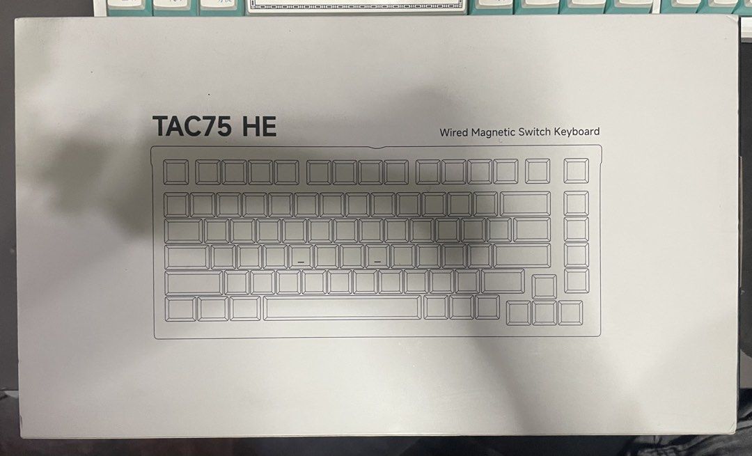 Akko TAC75 HE Wired Magnetic Switch Keyboard (Category: Computer Keyboard) located in Quezon City. Submitted by jd113 (Listing ID 1433260339, Image 2). Description: - Akko TAC75 HE keyboard - 75% layout - RGB lighting - Wired magnetic switches - Akko AstroAim Magnetic switches.