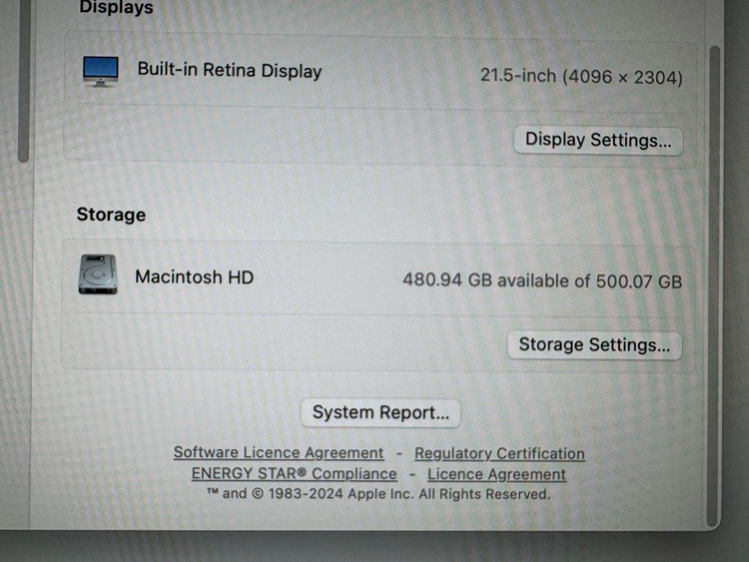 iMac 21.5inch 2017436879451761551362