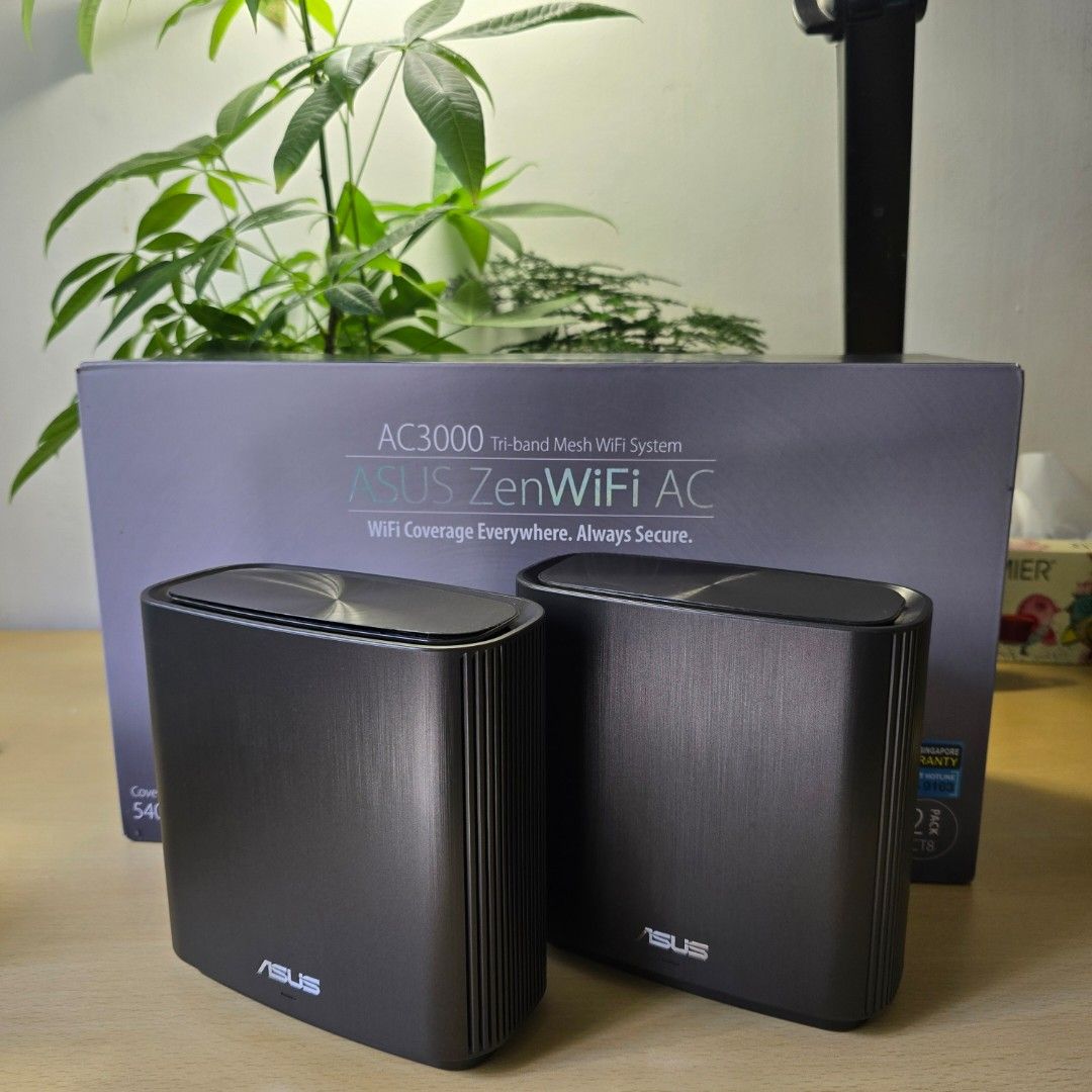 ASUS ZenWiFi AC3000 CT8 Tri-band Mesh WiFi System | Broadband router ...