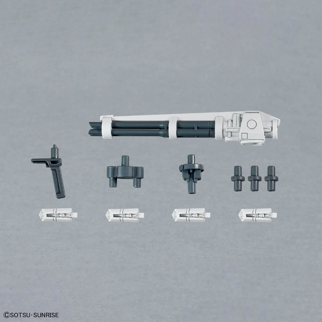 Bandai Gundam 1/144 Option Parts Set Gunpla 14 (Gunbarrel Striker) (Category: Gundam Model Kits) located in Singapore. Submitted by suntrailerhobby (Listing ID 1433299074, Image 3). Description: The Option Parts Set Gunpla 14 (Gunbarrel Striker) is a 1/144 scale customization kit from the Mobile Suit Gundam SEED MSV series, released in January 2025. It is a repackaged and updated version of the Gunbarrel Striker, designed to be compatible with a 