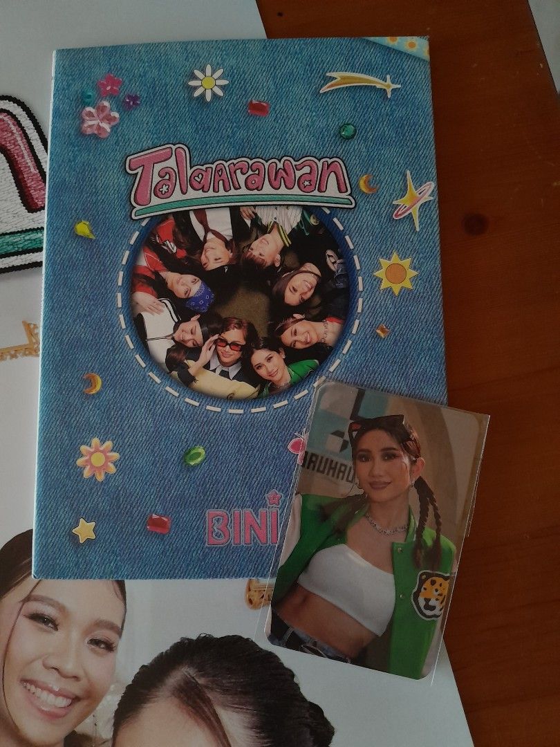 Bini Talaarawan CD and Poster (Category: CDs & DVDs) located in Muntinlupa City. Submitted by elmsz (Listing ID 1433242659, Image 2). Description: BINI Talaarawan cd with poster! CD may kasamang photocard and stickers. Pls check pics -poster may maliit na punit. Slipcase ang CD- may konting hairline, playtested naman no skips. Alabang Lalamove pick up. Gcash..