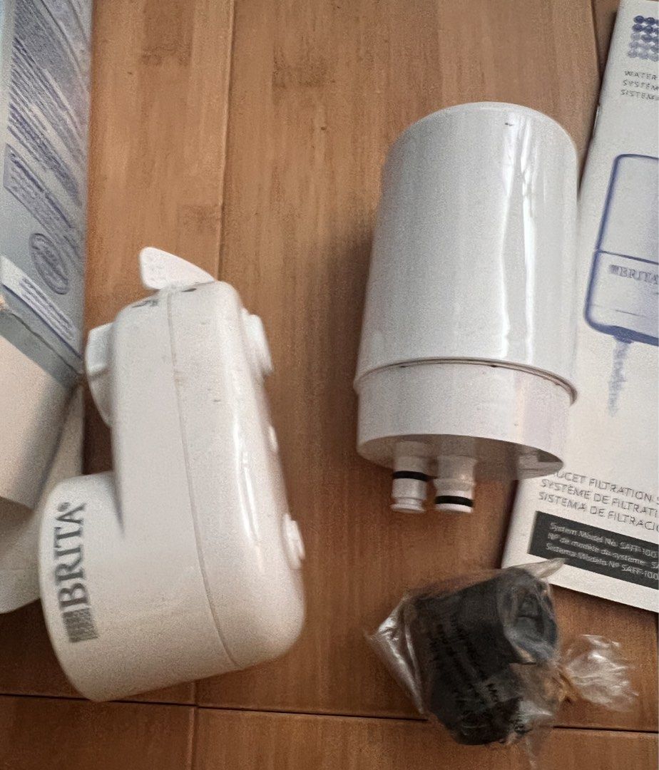 Brita Faucet Water Filtration System (Category: Water Purifiers & Dispensers) located in San Pablo. Submitted by posh_closet_cleanup (Listing ID 1433241294, Image 3). Description: - Brita faucet water filtration system - Reduces chlorine taste & odor, lead, and other impurities - Easy to install on standard faucets - Includes filter cartridge, faucet adapters, and washers - Filters up to 378 liters - Comes with user's guide * selling cheap becaus