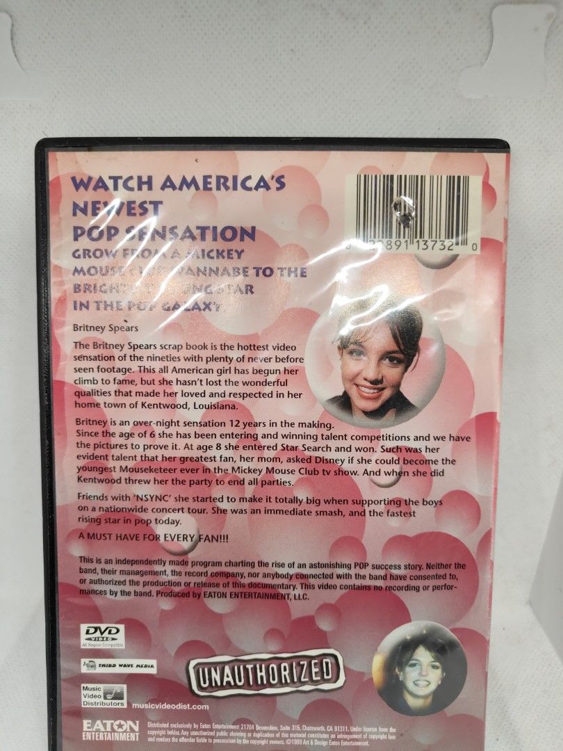 BRITNEY SPEARS- SCRAPBOOK DVD (RARE) (Category: CDs & DVDs) located in Manila. Submitted by musiccdshopnew (Listing ID 1433232541, Image 2). Description: .
