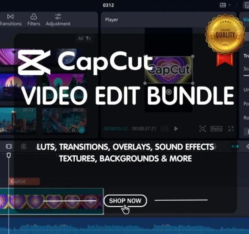 CapCut Video Edit Bundle (Category: Everything Else) located in Singapore. Submitted by zhopzone (Listing ID 1433328147, Image 1). Description: CapCut Ultimate Editing Bundle – Overlays, LUTs and SFX What’s Inside the Pack? • Transitions • Backgrounds • Overlays • Textures • Sound Library • Instagram Creators Pack • Animations • YouTube Bundle • ...and much more! ? Why You'll Love It: ✅ Easy to use – no plugins needed ✅ Works with CapCut (mobile 
