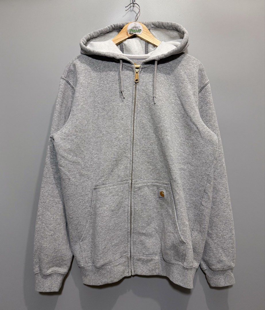 Carhartt fullzip hoodie (Category: Activewear) located in Cebu City. Submitted by bestpicked (Listing ID 1433301533, Image 1). Description: Authentic Excellent condition Size Medium on tag Width 23 Length 29 No issue Location-Cebu City.
