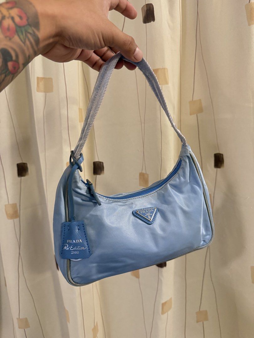 Cheapest Prada Re-nylon Hobo Bag (Category: Luxury Bags & Wallets) located in Binalonan. Submitted by sheenaluxarchive (Listing ID 1433342151, Image 1). Description: One of the cheapest Prada Re-nylon Prada Re-nylon Hobo Bag Guaranteed auth Rank AB+ (Please check photos) Minor signs of wear. Needs only cleaning/spa .