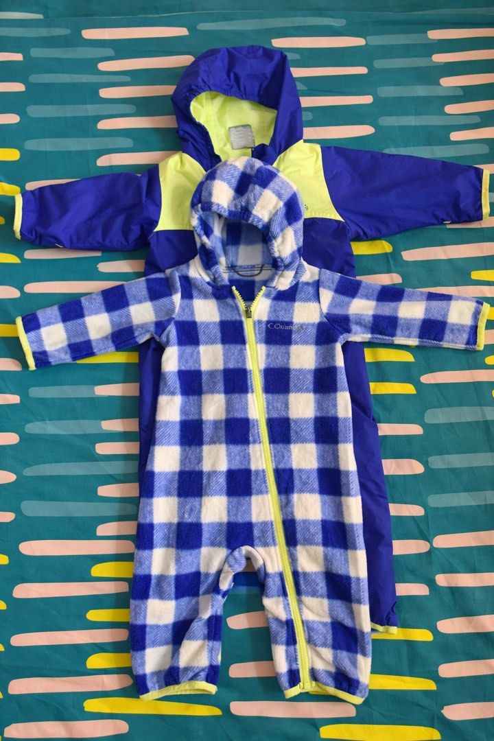 Columbia Interchange Baby Snowsuit 12 Months (Category: Babies & Kids Fashion) located in Quezon City. Submitted by oondin (Listing ID 1433286805, Image 1). Description: 🧥 Columbia Baby Interchange Snowsuit (12M) Used once in Japan, in very good condition. Clean and well-kept. * Tagged size: 12 months * Best fit: approx. 6–13/14 months depending on baby’s build * Color: Blue / Lime with check fleece inner * Brand: Columbia Sportswear Details: * 