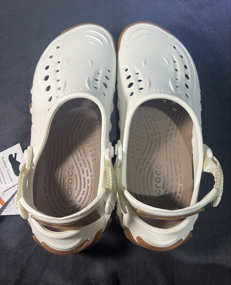Crocs Echo Gum RO Clogs (Category: Slippers & Slides) located in Makati City. Submitted by luvssnya (Listing ID 1433374539, Image 2). Description: - Includes original tag - Includes crocs bag - Brand New size: men’s 7/women’s 9 mop: gcash/bank transfer mod: lalamove/grab.