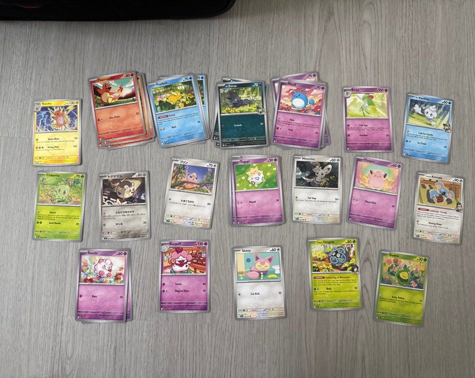 Cute Pokemon Cards - Ascended Heroes (Marill, Pikachu, Charmander ...