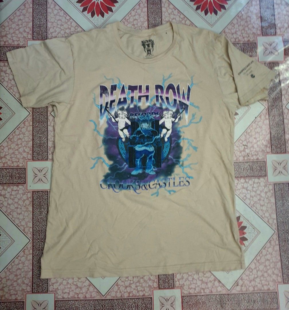 Death row x crooks n castles (Category: Tshirts & Polo Shirts ) located in Zamboanga. Submitted by chie1982 (Listing ID 1433316551, Image 1). Description: large on tag.