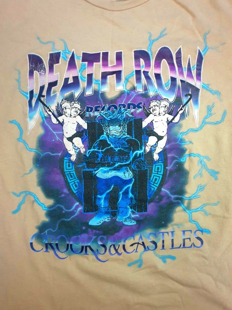 Death row x crooks n castles (Category: Tshirts & Polo Shirts ) located in Zamboanga. Submitted by chie1982 (Listing ID 1433316551, Image 3). Description: large on tag.