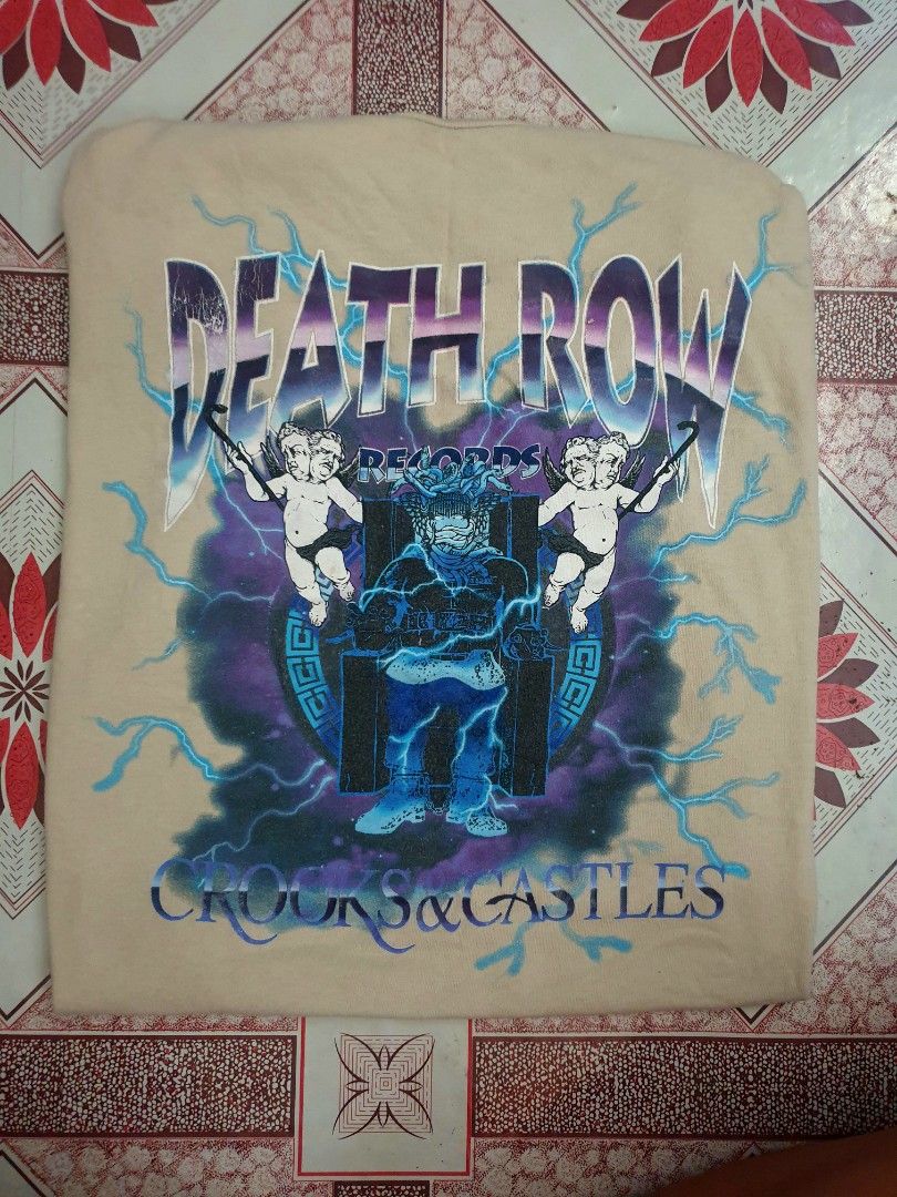 Death row x crooks n castles (Category: Tshirts & Polo Shirts ) located in Zamboanga. Submitted by chie1982 (Listing ID 1433316551, Image 2). Description: large on tag.