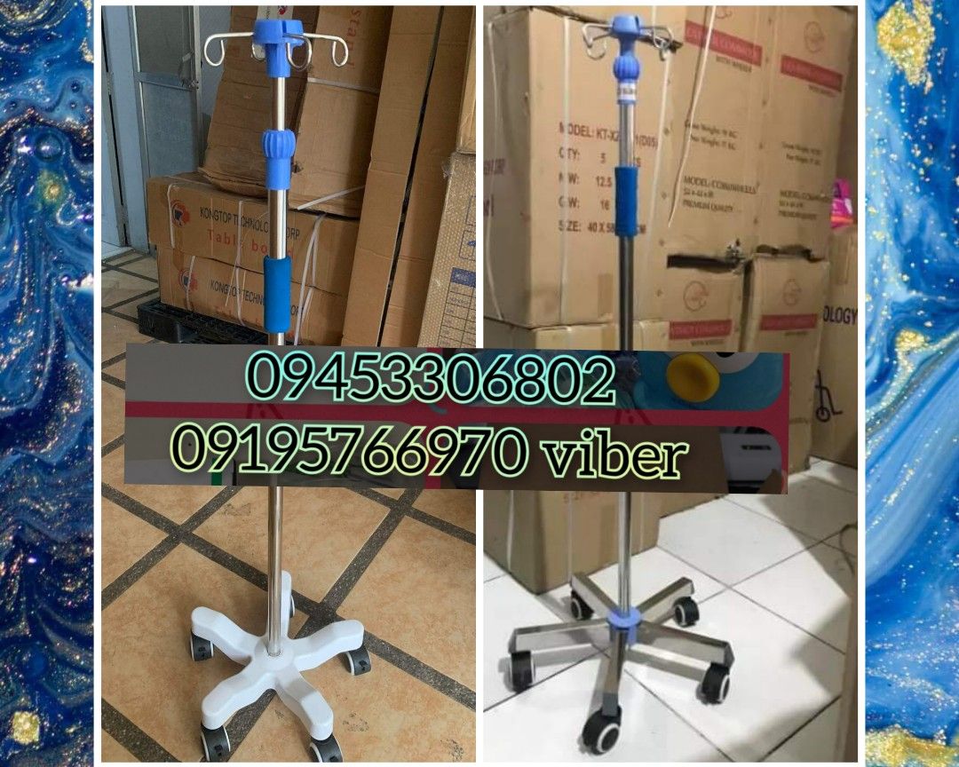 Dextrose Stand with wheels (Category: Medical Supplies & Tools) located in Quezon City. Submitted by brightphoenix.af3fd8 (Listing ID 1433287326, Image 1). Description: Adjustable height Five wheels Cash on delivery Gcash payment Bank transfer May OR .