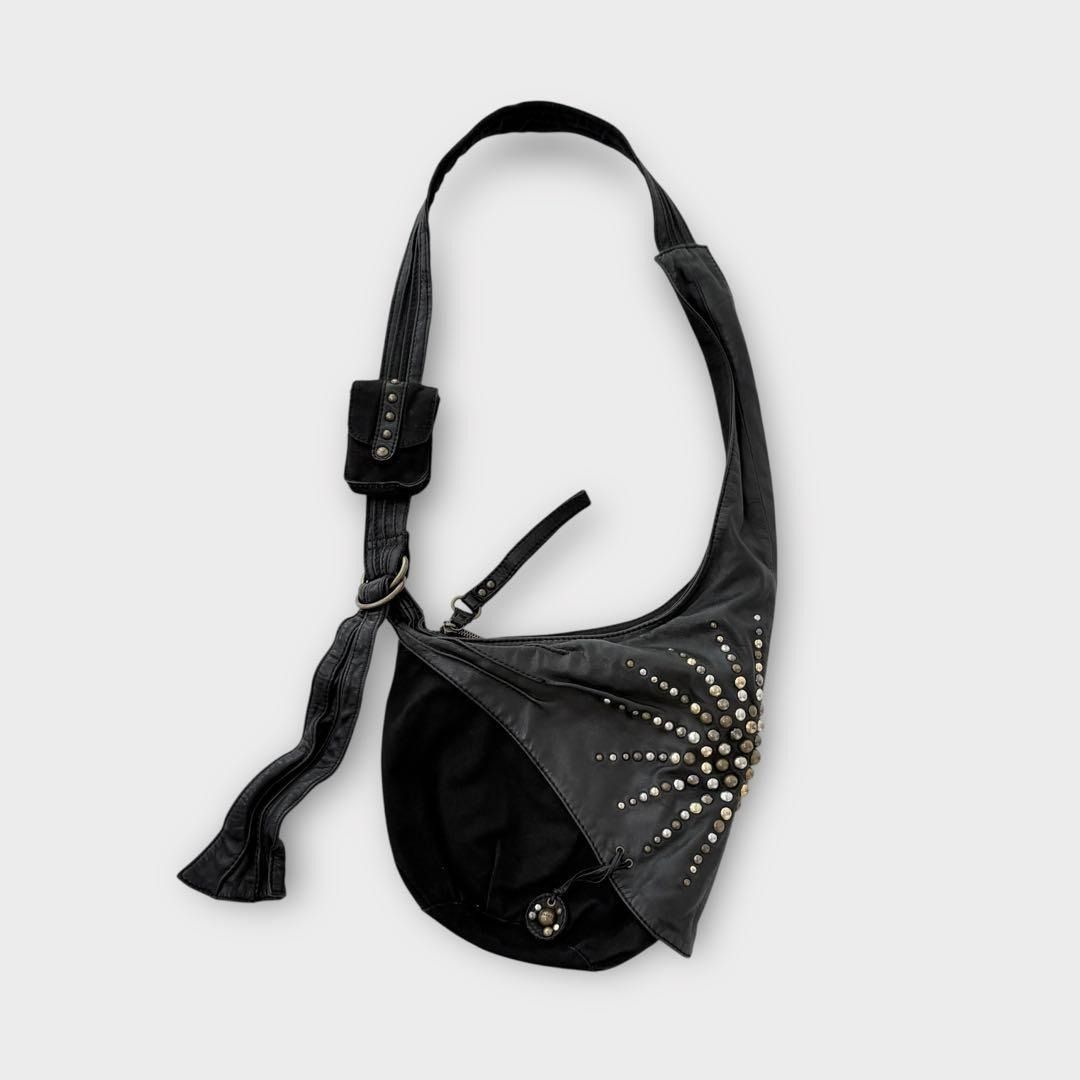 DIESEL Archive leather studs shoulderbag 【公式通販】