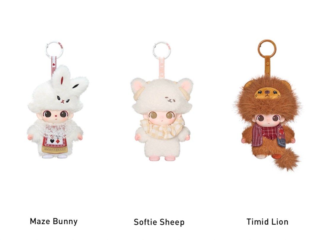 Dimoo Secret Theatre Club Series - Softie Sheep & Maze Bunny & Timid ...