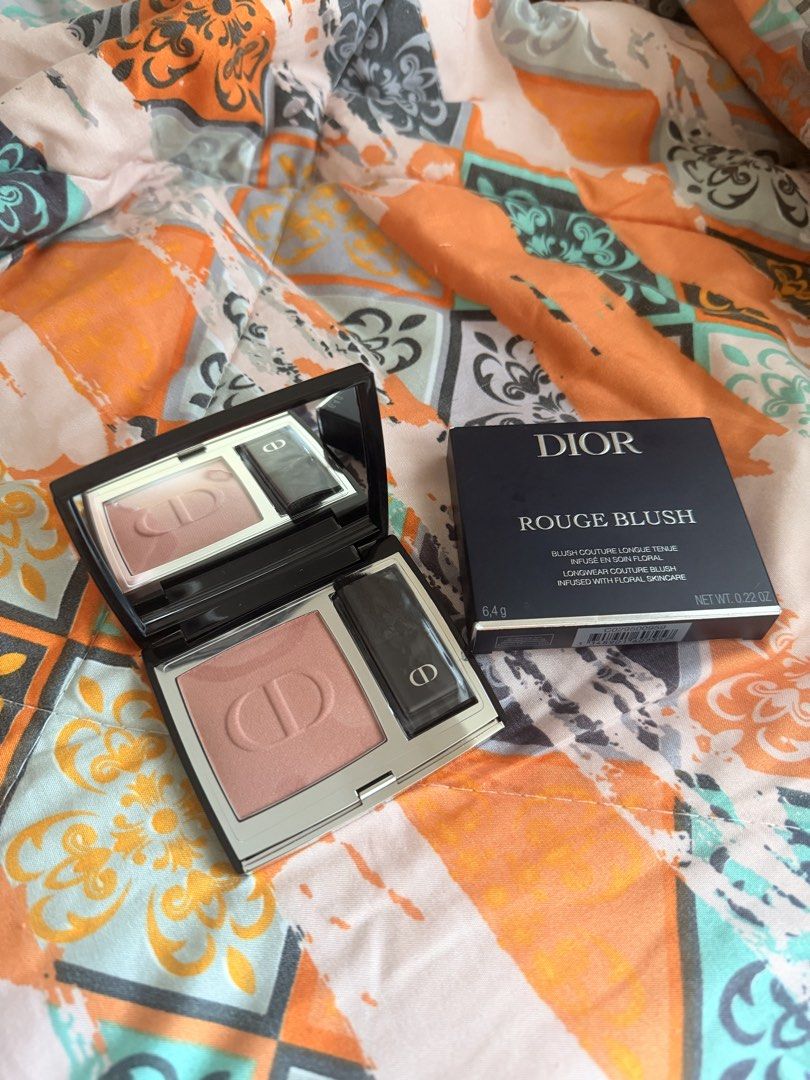 Dior Rouge Blush - 250 (Category: Makeup) located in Manila. Submitted by zhaina (Listing ID 1433217265, Image 1). Description: - Dior Rouge Blush in shade 250 (Charnelle - Satin) - Longwear couture blush - Infused with floral skincare - Comes with a brush applicator and mirror - Net weight: 6.4g / 0.22 oz.