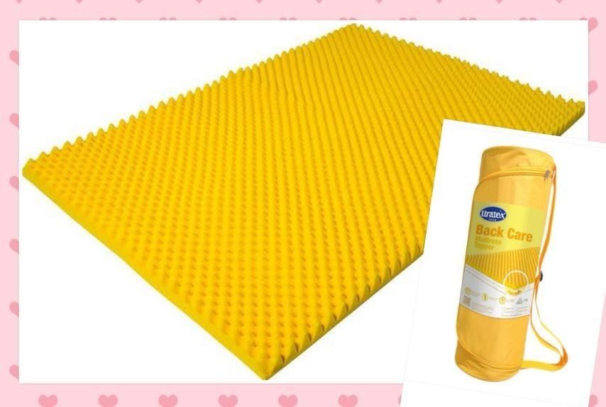 Egg Mattress Yellow Uratex 36x75 inches (Category: Medical Supplies & Tools) located in Manila. Submitted by medcamp (Listing ID 1433362467, Image 2). Description: Egg Mattress Uratex Yellow Backcare - refers to the firm version. - provides firm feel designed for enhanced back support and spinal alignment. - the egg crate shape promotes optimal air ventilation, keeping the sleeping surface cooler/ -recommended for orthopedic use because it helps 