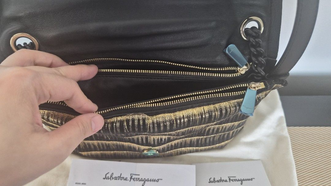 Ferragamo (Category: Luxury Bags & Wallets) located in Manila. Submitted by 0824mc (Listing ID 1433268169, Image 3). Description: Bought in Hongkong with receipt and tag. No bargain please..