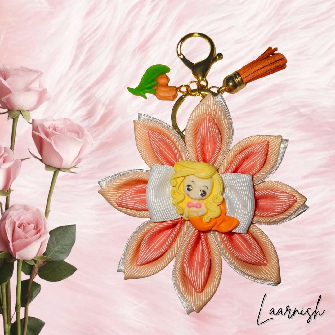 Flower Keychain (Category: Handmade Craft) located in Santa Rosa. Submitted by laarnish (Listing ID 1433258689, Image 1). Description: These eye-catching keychain add a touch of whimsy and personality to any bag. 🌺 Handmade Accessories! 🌺 Color may slightly differ due to lighting. .
