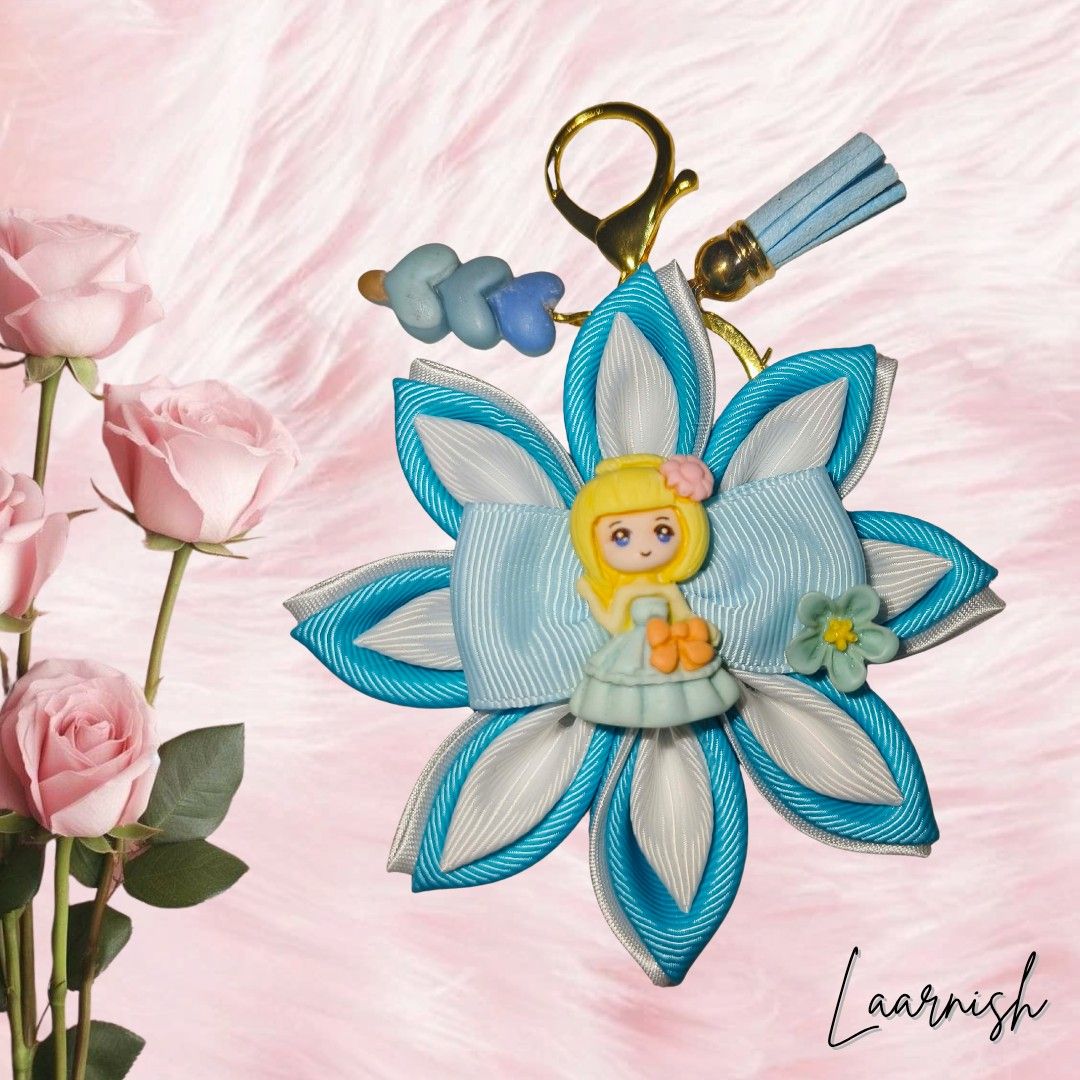 Flower Keychain (Category: Handmade Craft) located in Santa Rosa. Submitted by laarnish (Listing ID 1433259497, Image 1). Description: These eye-catching keychain add a touch of whimsy and personality to any bag. 🌺 Handmade Accessories! 🌺 Color may slightly differ due to lighting. .