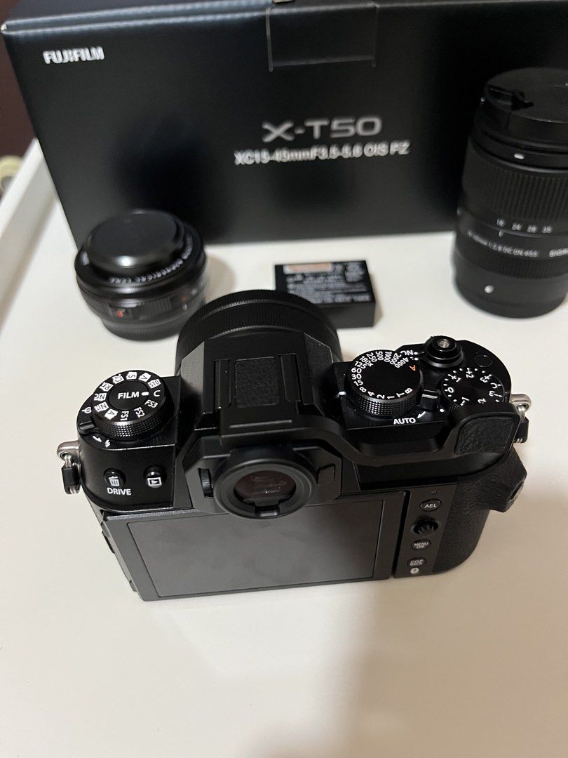 Xt50 Panel Box Fujifilm X-T50 Camera with Kit Lens, Photography, Cameras on Carousell
