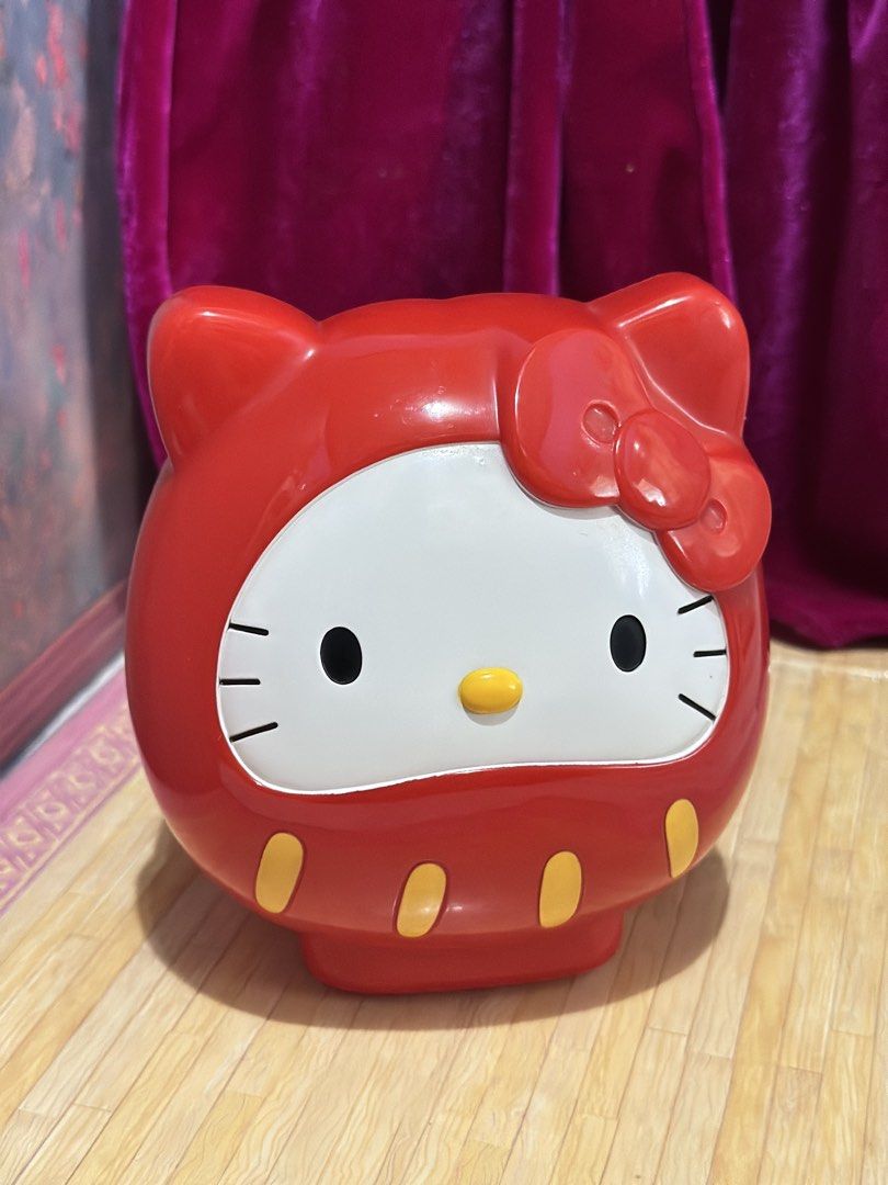 Hello Kitty Daruma Storage Box (Category: Storage Boxes & Baskets) located in General Santos City (Dadiangas). Submitted by toysville888 (Listing ID 1433323244, Image 1). Description: Authentic Sanrio Kitty Daruma storage keeper box.. made of plastic material. no flaws no cracks.