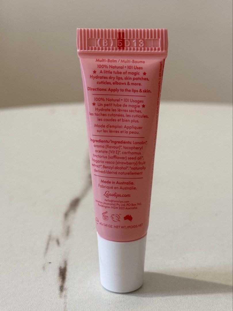 Lanolips ointment multi-balm strawberry 4g (Category: Face Care) located in Quezon City. Submitted by quirksandcurls (Listing ID 1433393497, Image 2). Description: .