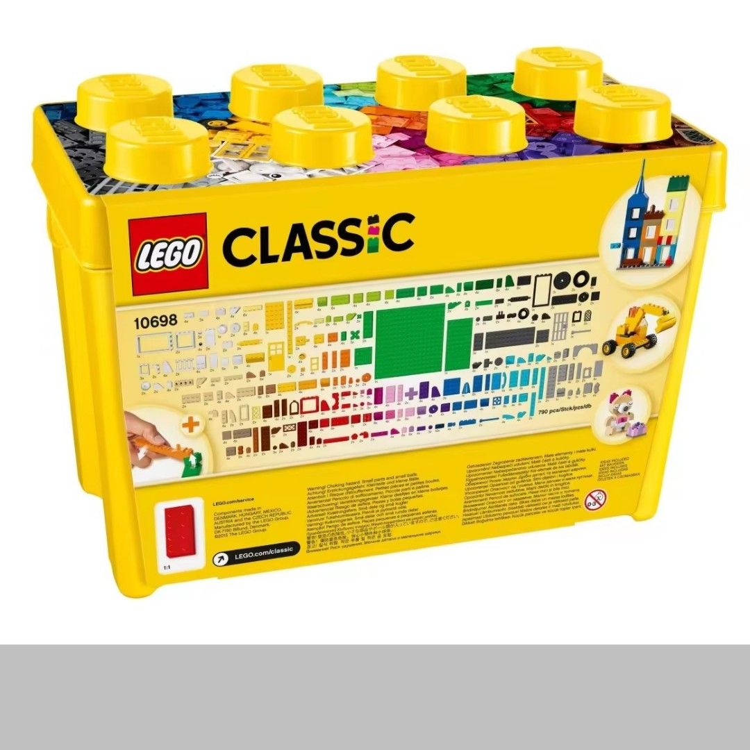 LEGO Classic 10698 Large Creative Brick Box (790 Pieces) (Category: Lego & Building Sets) located in Manila. Submitted by deserve_moto_ (Listing ID 1433222501, Image 2). Description: LEGO Classic 10698 Large Creative Brick Box (790 Pieces), Building Blocks, Toys for Kids, Gift Original Price: ₱4,499.75 Sale Price: ₱3,200.00 Complete set with the storage box. Mint condition. Within or Outside Metro Manila: ✅ Direct J&T ❗️Payment via GCash or Bank 