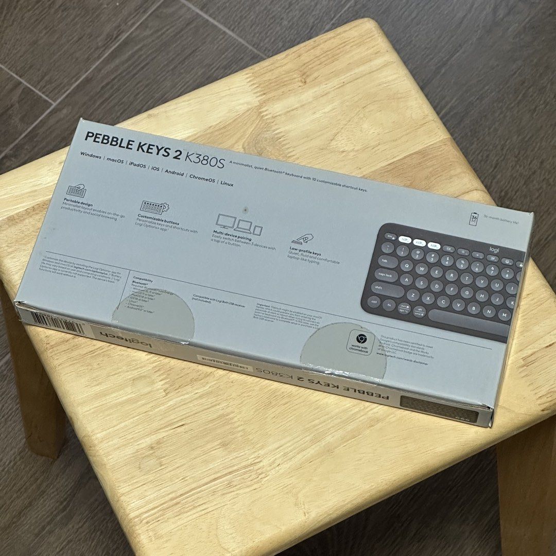 Logitech Pebble Keys 2 K380S Wireless Keyboard460170361423810562