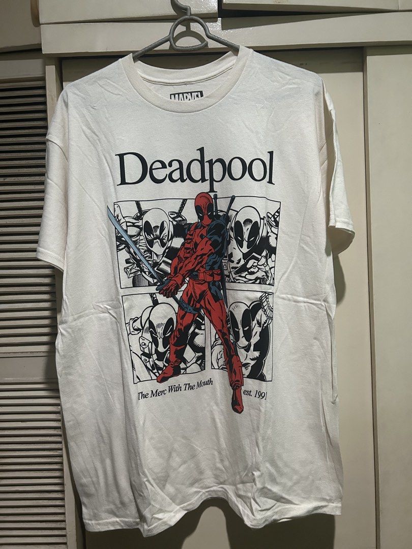 MARVEL DEADPOOL SHIRT (Category: Tshirts & Polo Shirts ) located in Quezon City. Submitted by ger4rd (Listing ID 1433366772, Image 1). Description: BRAND NEW MARVEL DEADPOOL SHIRT SIZE XL 24x30 900.