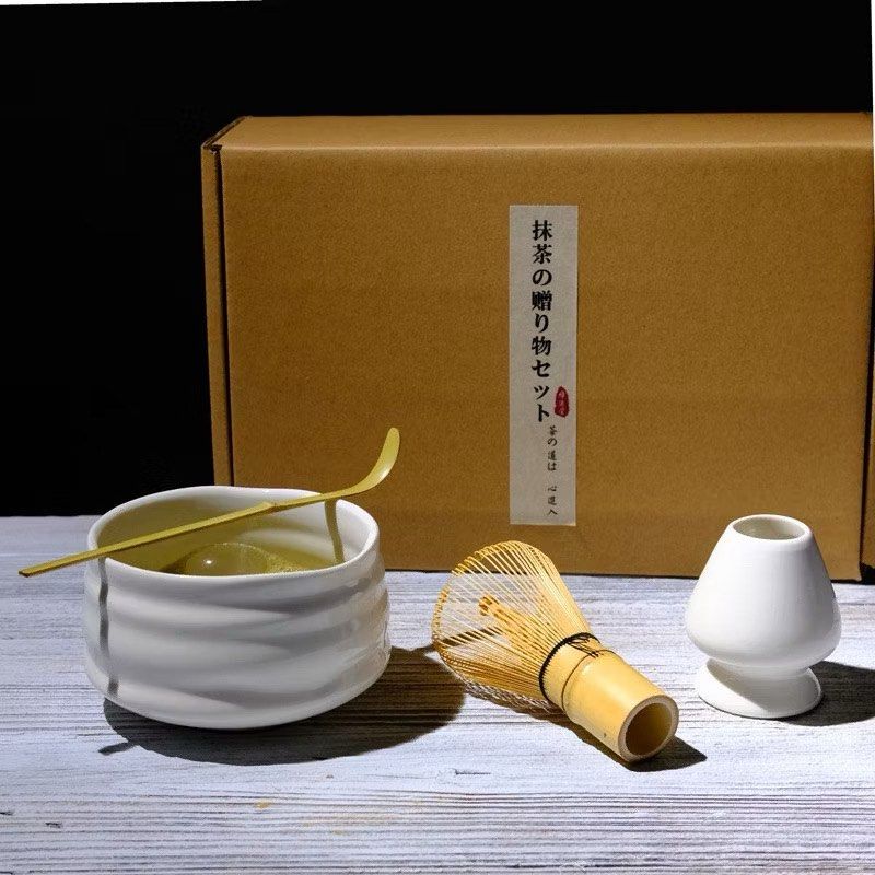 Matcha Tea Ceremony Set (Category: Coffee & Tea Tableware) located in Binan City. Submitted by jdshoppee (Listing ID 1433233301, Image 3). Description: - Complete Matcha Tea Ceremony Set - Includes: - Matcha Bowl (12.7cm x 7cm, 580ml) - Bamboo Whisk (6.5cm x 11.2cm) - Whisk Holder (6.5cm x 7cm) - Bamboo Scoop (18cm) - Comes in a box - Ideal for gifting or personal enjoyment.