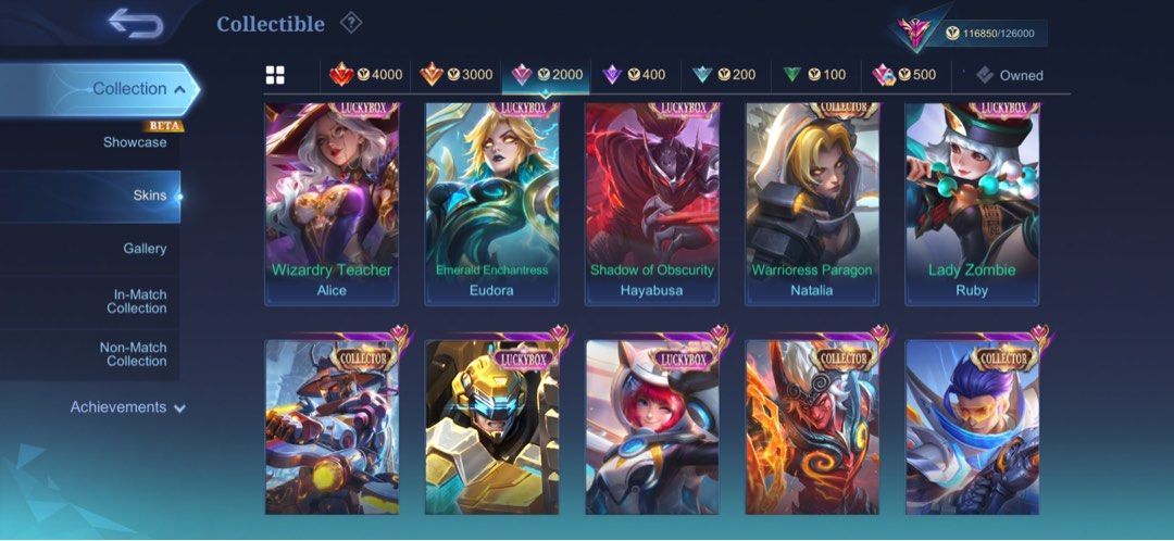 ML STACK ACC (Category: Others) located in Singapore. Submitted by delooo (Listing ID 1433330816, Image 3). Description: Want to sell for Valorant vp or Valorant account pm to lmk . .