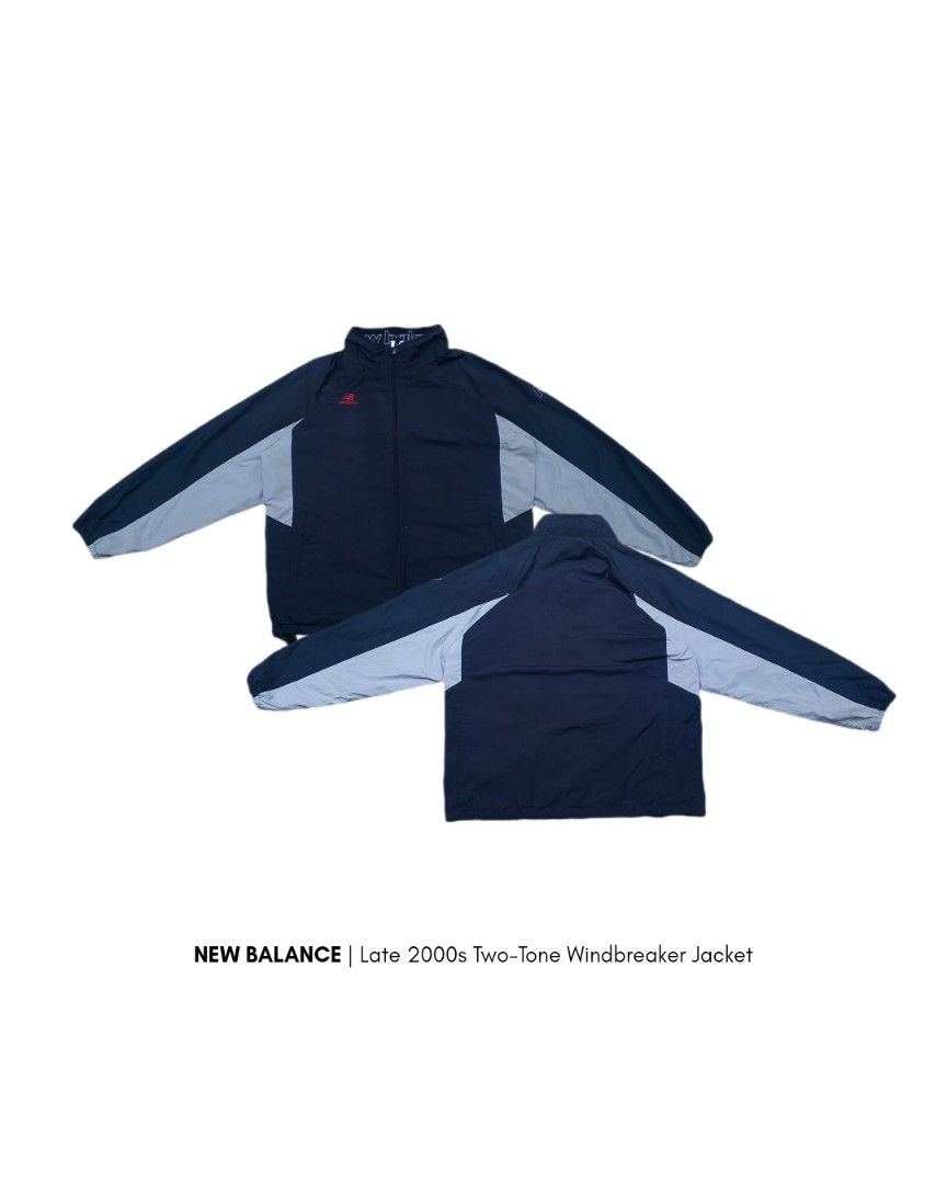NEW BALANCE | Late 2000s Two-Tone Windbreaker Jacket (Category: Coats, Jackets and Outerwear) located in Baguio. Submitted by silvercitystyles (Listing ID 1433247398, Image 1). Description: NEW BALANCE | Late 2000s Two-Tone Windbreaker Jacket ‎Price: ₱680 ‎Bundle Price (2-3pcs): ₱545 ‎+ Shipping Fee ‎Issue: Minimal zipper design distress (zipper fully working) ‎Condition: 9.5/10 ‎Size: LL on tag ‎Length: 29" ‎Width: 25" 📩📩📩.