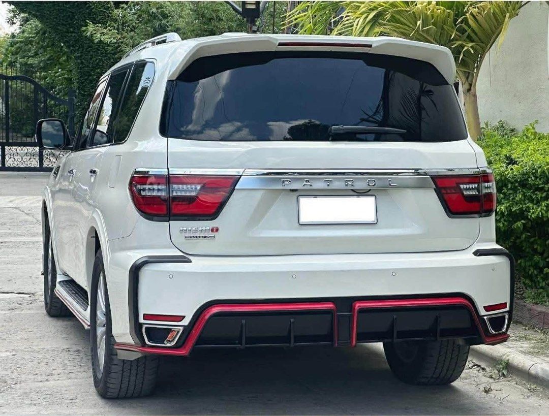Nissan Patrol Royale Loaded Auto (Category: Used Cars) located in Manila. Submitted by quality_cars (Listing ID 1433315859, Image 3). Description: Grabe naman to, pinagsama yung Sporty look and VIP look mga Boss Nissan Patrol Royale 2019 A/T Loaded All power features Push start / keyless entry Sunroof / moonroof Power seats Power tailgate 360 camera 2 headrest monitor Tan orange interior Nismo kit ( worth 250k ) 20inch Oem mags 40,000 only Owners
