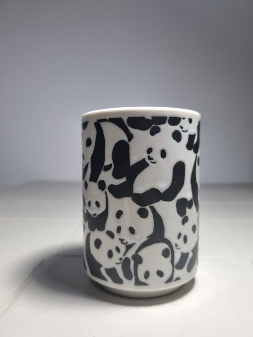 Panda Ceramic Cup (Category: Coffee & Tea Tableware) located in Quezon City. Submitted by declutter_bugg (Listing ID 1433346230, Image 2). Description: Please see photos for item's condition (with manufacturing stain defect on the inner).