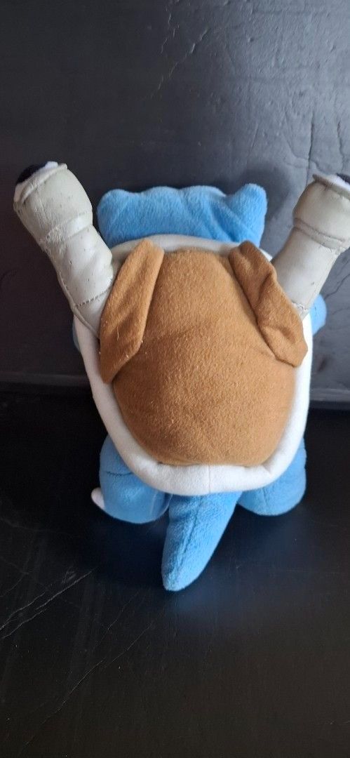 Pokemon Blastoise Plush Toy (Category: Plushies & Soft Toys) located in Valenzuela. Submitted by winssian (Listing ID 1433240029, Image 2). Description: - Blastoise plush toy - Features iconic blue and beige colors - Detailed design with shell and water cannons - Medium size, suitable for display or play.