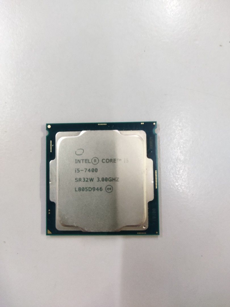 Processor intel & AMD (Category: Computer Parts) located in Kuala Lumpur. Submitted by efactoryentsb (Listing ID 1433233967, Image 3). Description: All used Processor as below: Intel Processors: - i5-7400 @Rm120 - i5-7500 @Rm140 - i5-8400 @Rm220 - i5-8500 @Rm250 - i5-9500 @Rm280 - i5-10500 @Rm410 - i5-12500 @Rm650 AMD Processor: - Ryzen5 3400G @Rm220 - Ryzen5 4650G @Rm500 - Ryzen5 8500G @Rm750 *All Processors warranty 1 month*.