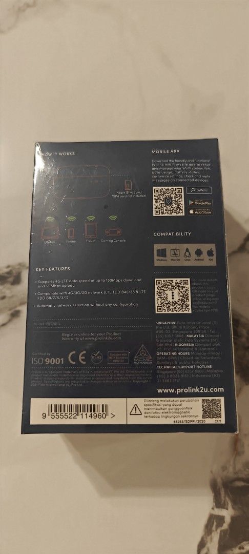 ProLink 4G LTE Mobile Wi-Fi Router514835215392460801