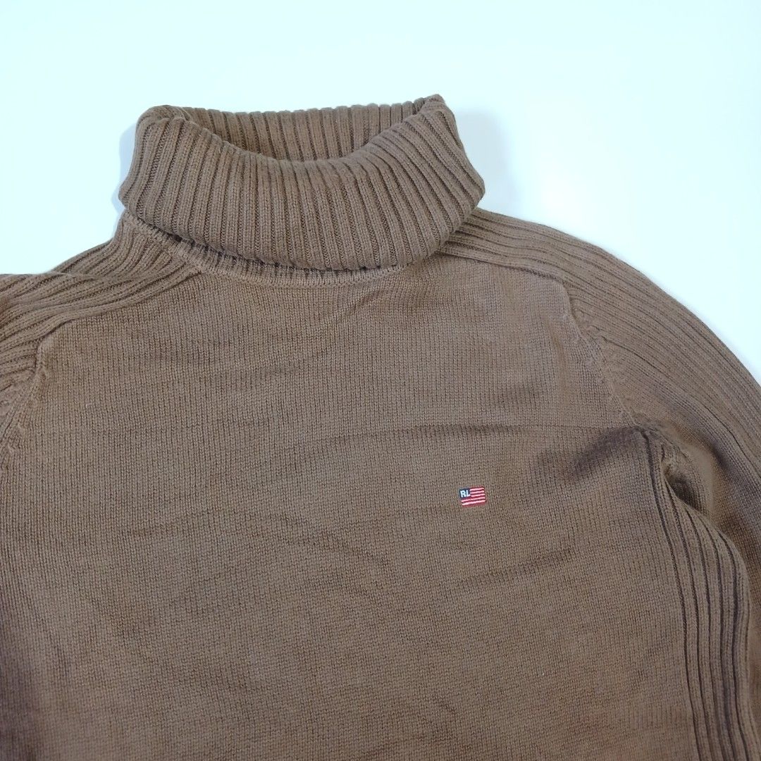 RALPH LAUREN KNITWEAR TURTLENECK (Category: Luxury Apparel) located in Ozamiz City. Submitted by 2nd.sight (Listing ID 1433297710, Image 2). Description: size: large on tag w: 19 stretchable l: 27 like new.