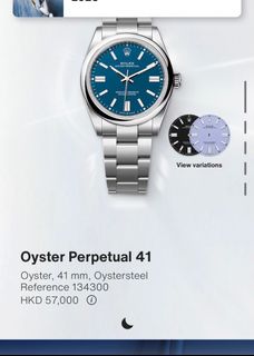 Rolex Oyster-Perpetual 126000-0004 Yellow, 名牌, 手錶 - Carousell