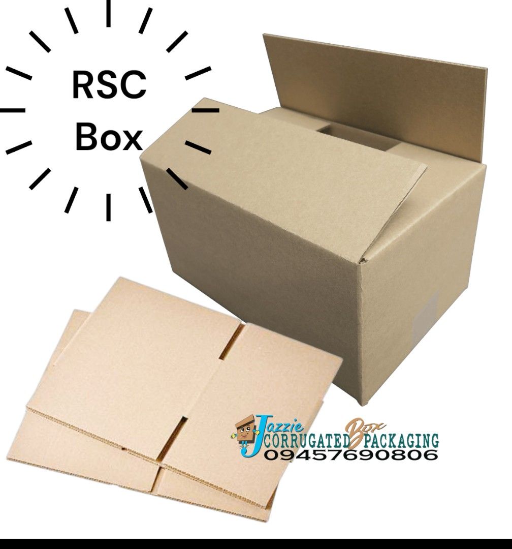 RSC Corrugated Box (Category: Storage Boxes & Baskets) located in Manila. Submitted by quickbird-d79056 (Listing ID 1433220807, Image 1). Description: - Durable RSC corrugated boxes - Perfect for packaging and shipping - Bulk orders welcome - Contact JAZZIE CORRUGATED PACKAGING at 09457690806 for inquiries and orders.