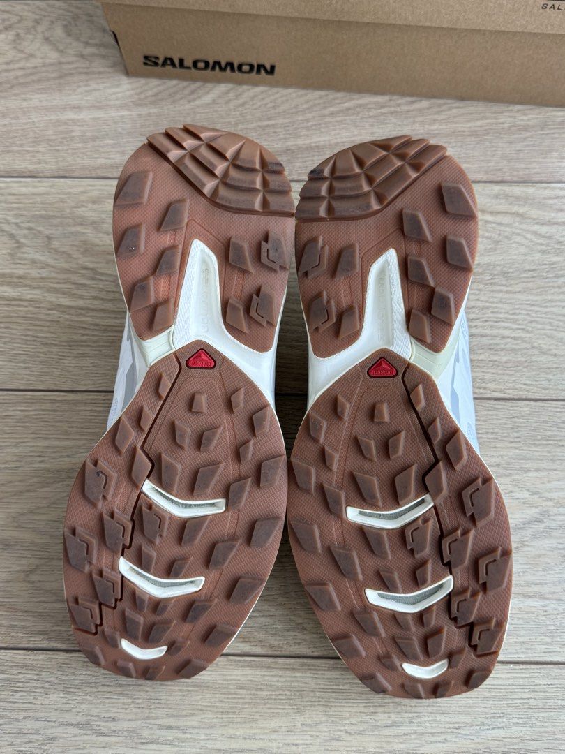 Salomon XT Wings 2 (Category: Sneakers) located in Mandaluyong City. Submitted by clearanceaa (Listing ID 1433245562, Image 3). Description: Used only a few times. Size UK 5.5 USA W 7 White/Lunar rock/ vanilla ice.