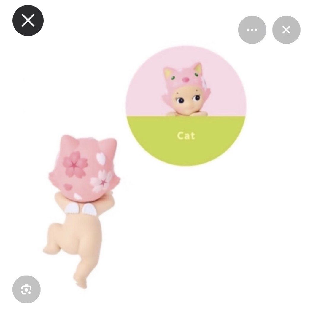 Sonny Angel Cherry Blossom Cat Hipper (Category: Designer & Blind Box Toys) located in Singapore. Submitted by chicobanana536 (Listing ID 1433327666, Image 1). Description: -fastdeal $13 - Sonny Angel Cherry Blossom Cat Hipper figurine. - Features a charming cat design. - Adorned with delicate cherry blossom details. - Ideal for collectors and gifting..