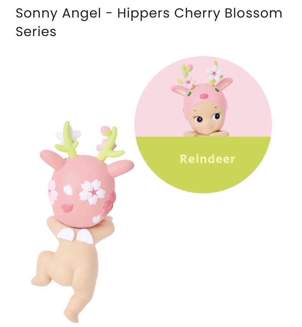 ‼️ LF: Sonny Angel Hippers Cherry Blossom Reindeer (Category: Designer & Blind Box Toys) located in Manila. Submitted by prelover0625 (Listing ID 1433231320, Image 1). Description: ‼️‼️LF: Sonny Angel Cherry Blossom Hipper - REINDEER.