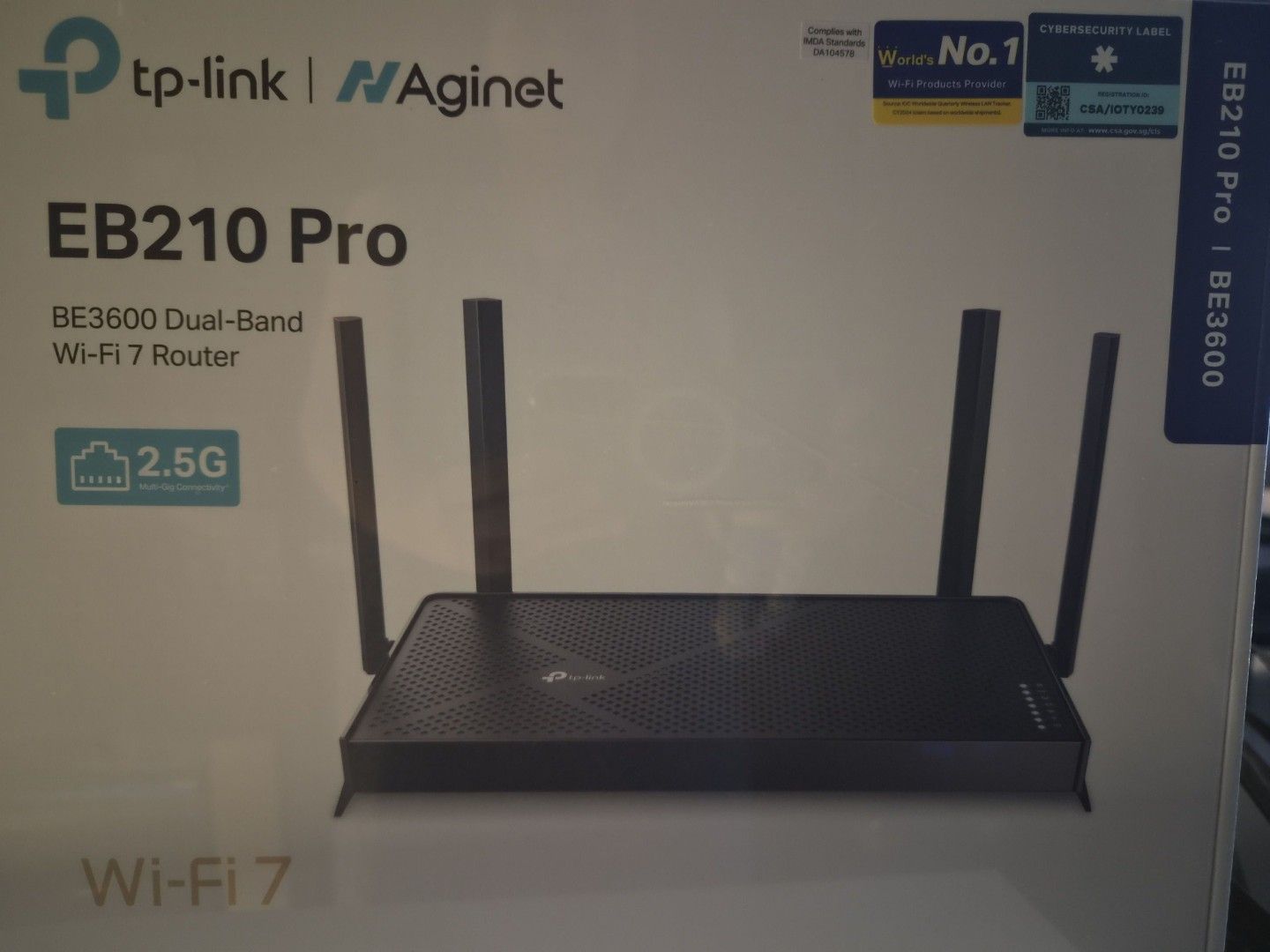 TP-Link EB210 Pro BE3600 Wi-Fi 7 Router