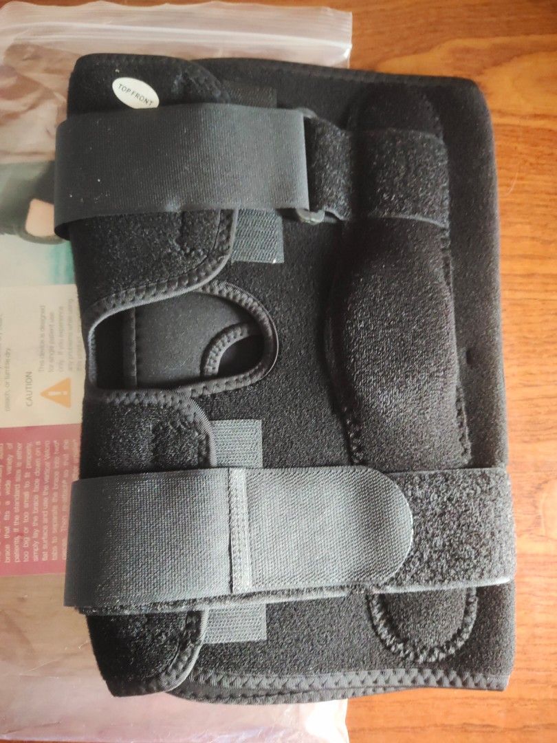 Universal Hinged Knee Brace CK-110 (2pcs) (Category: Braces, Support & Protection) located in Alaminos. Submitted by adornaura (Listing ID 1433214252, Image 3). Description: 2pcs new - CK-110 Universal Hinged Knee Brace - Provides support and stability to the knee - Adjustable straps for a secure fit - Includes fitting instructions - Includes washing instructions - Available sizes - Black color.