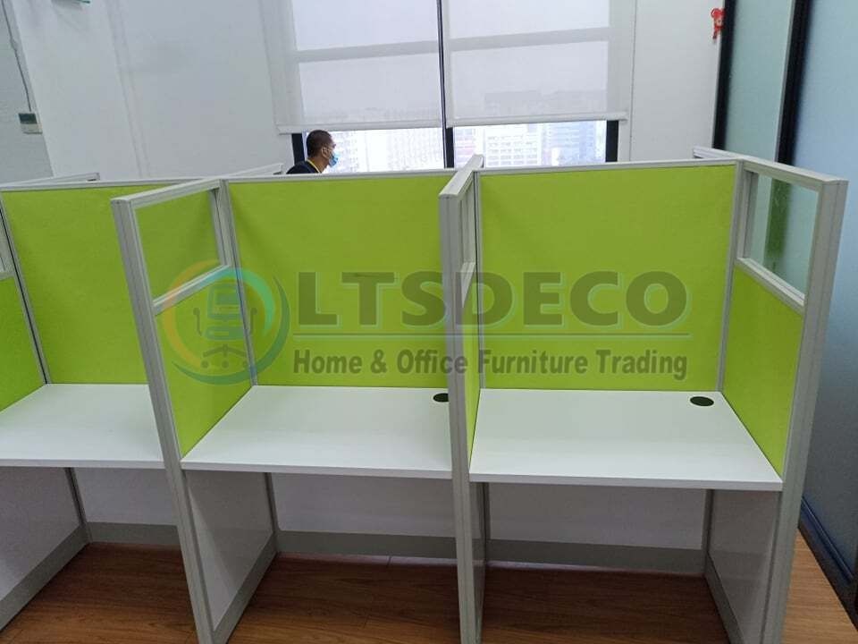 WORKSTATION TABLE DESK BPO SYSTEM OFFICE PARTITION FURNITURES ...