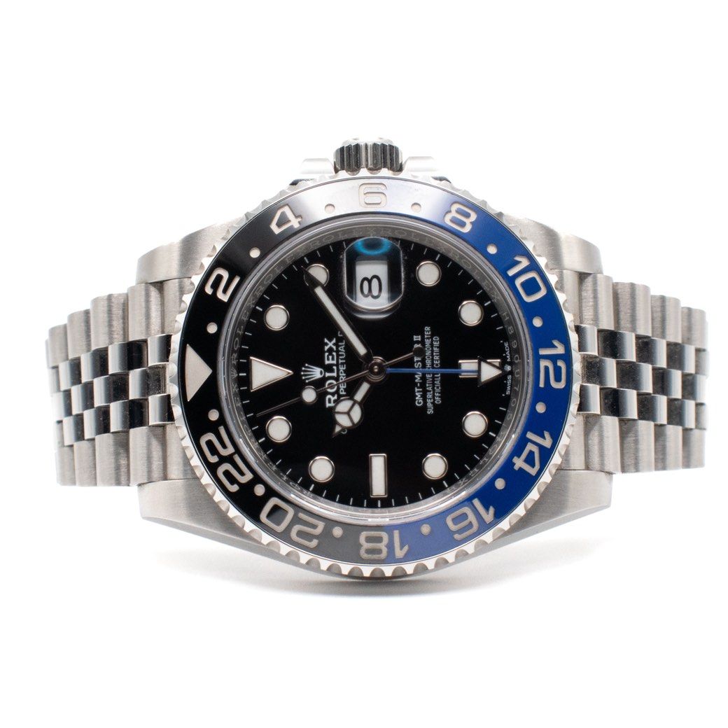 2021 Full Set Rolex GMT-Master II Batgirl Ref. 126710BLNR Jubilee (Category: Watches) located in Singapore. Submitted by singapurawatches (Listing ID 1433428349, Image 1). Description: Rolex GMT-Master II Batgirl Ref. 126710BLNR Jubilee Year 2021 Diameter: 40mm Original box: yes Original papers: yes 📍Shop based! Payment mode: Cash Bank transfer Credit card Additional 3% for credit card payment. Credit card installment available with OCBC Bank..