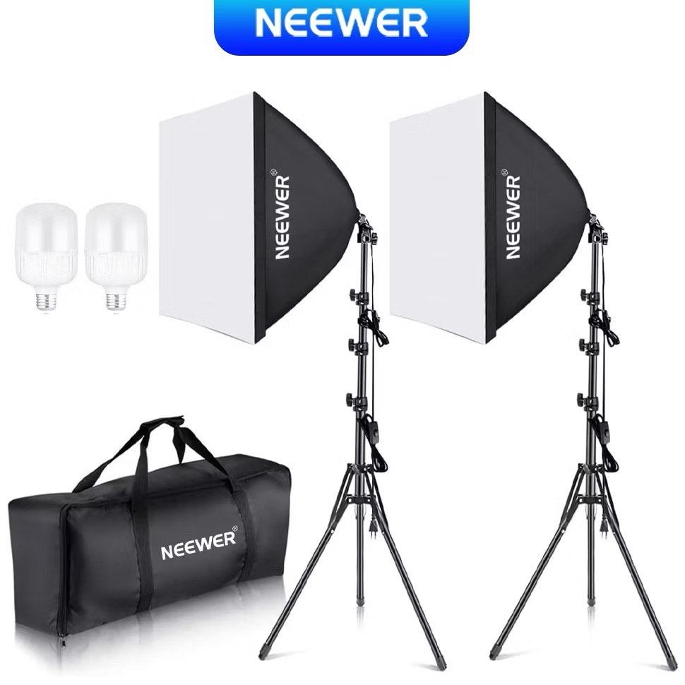 2 x Neewer Photo Studio LED Softbox Lighting Kit (Category: Lighting & Studio Equipment) located in Makati City. Submitted by tomluck_677 (Listing ID 1433491216, Image 1). Description: I am leaving the country in a few months so need to sell. The box has been opened but never used - all original tags are still on. All high quality Neewer equipment, purchased brand new from Neweer for 7000 PHP. Core kit configuration: 2 x 24” x 24” / 60cm x 60cm s