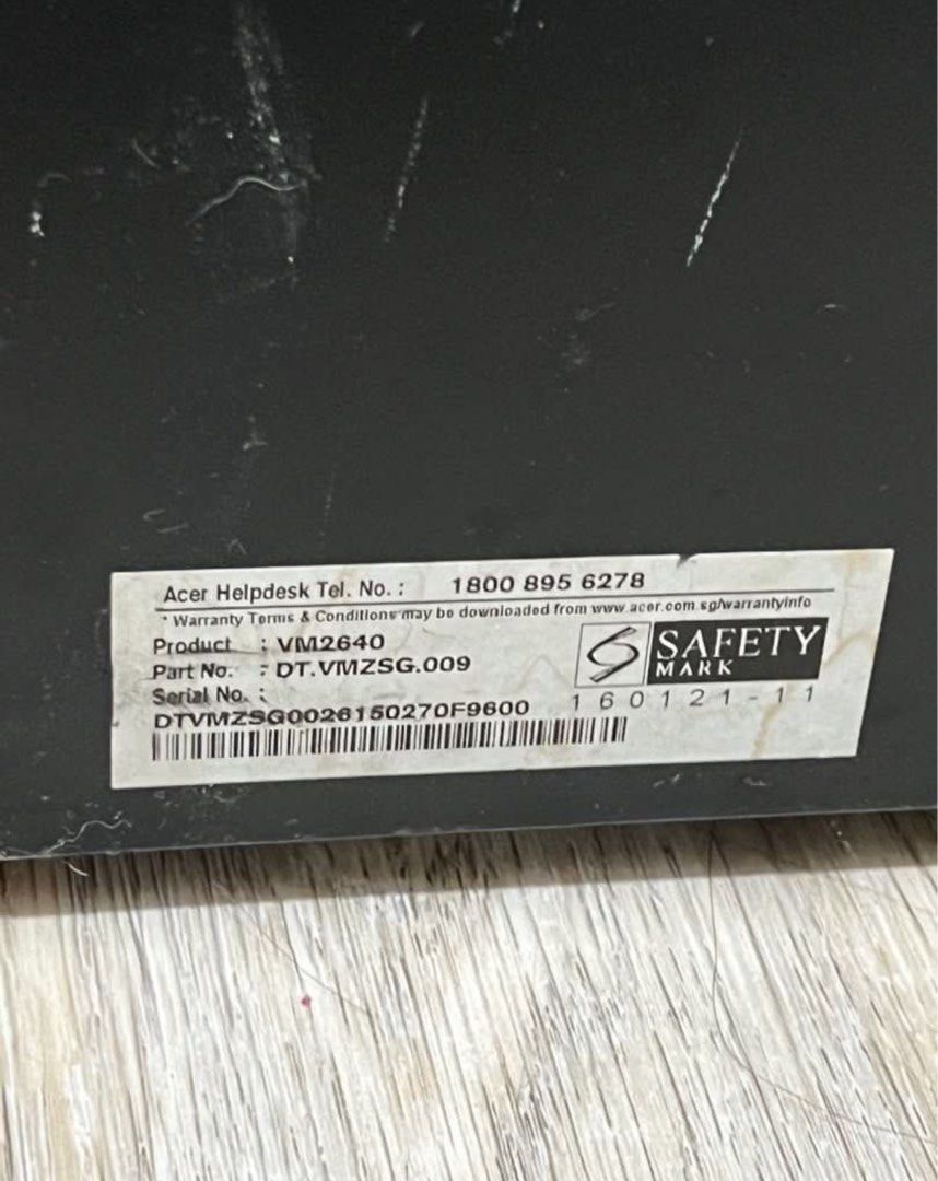 Acer Veriton M2640 Desktop PC436876974375587843
